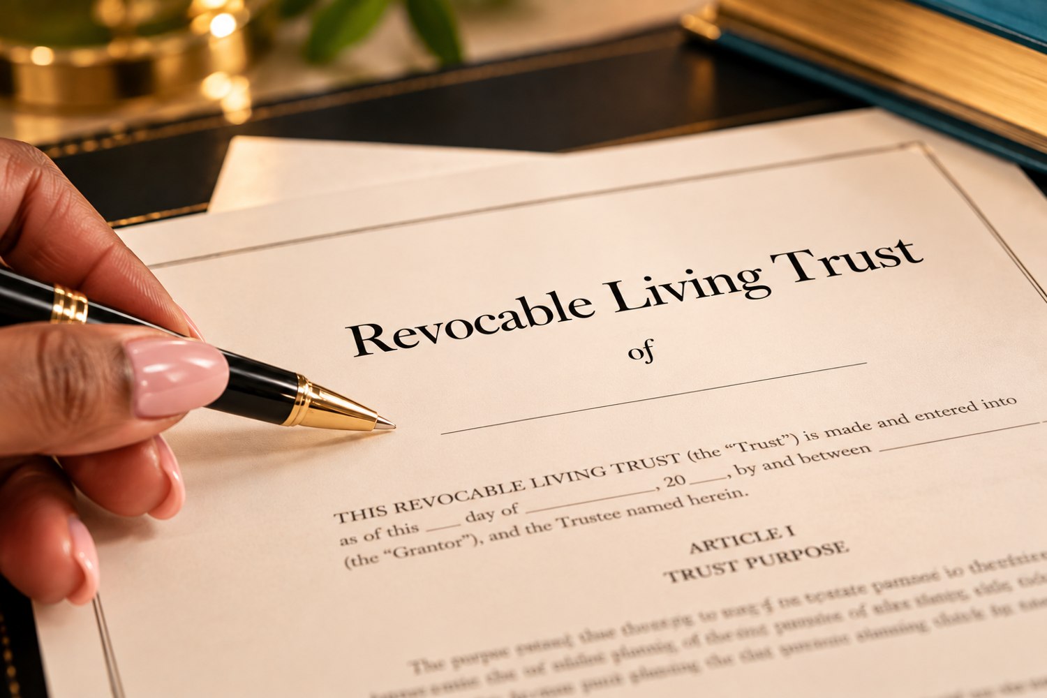 Living trust document